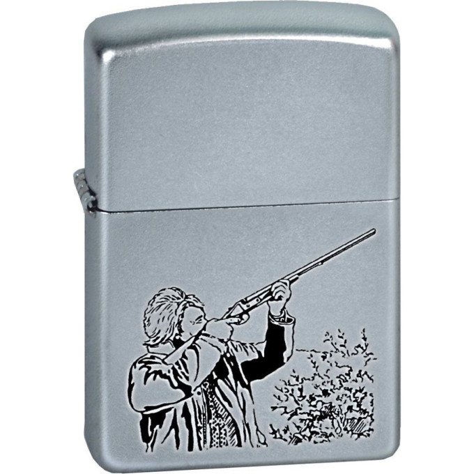 Zippo 205 Hunter — зажигалка с охотничьим рисунком
